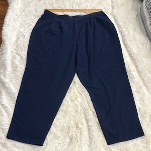 Briggs Womens Navy Dress Pants 22W, EUC